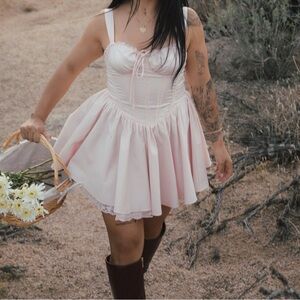 Windsor Light Pink Corset Dress